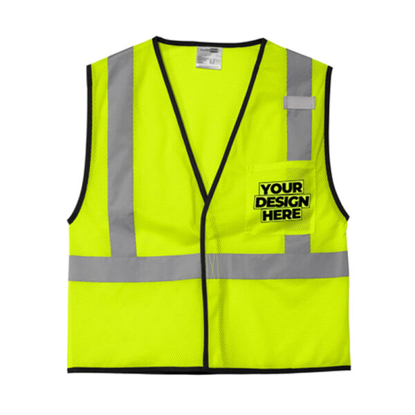 CornerStone ® ANSI 107 Class 2 Economy Mesh One-Pocket Vest