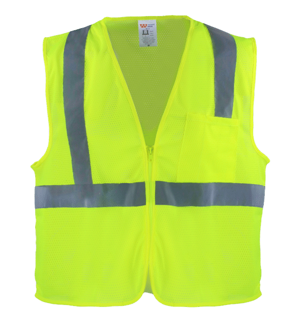 Custom Safety Brite HI VIS Mesh Safety Vest - Image 4