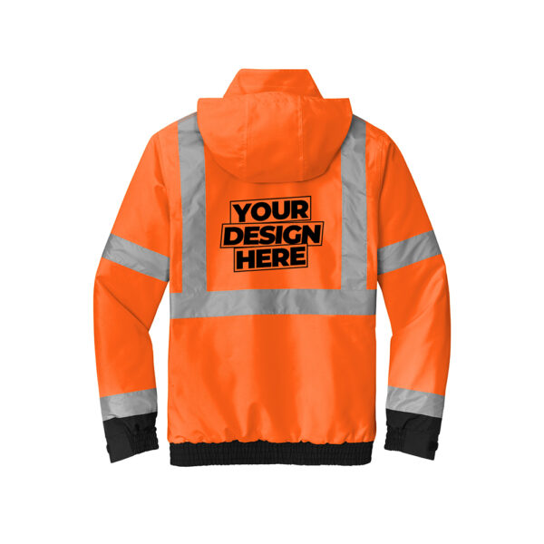 Custom CornerStone® ANSI 107 Class 3 Economy Waterproof Insulated Bomber Jacket - Image 2